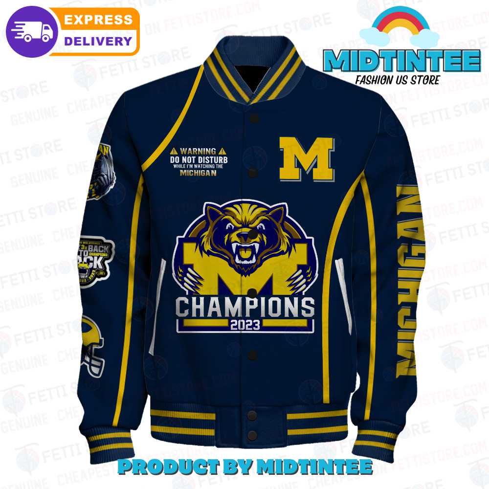 Michigan Wolverines 2024 Champions Jacket - Limited Edition Varsity Style , Fast Shipping!