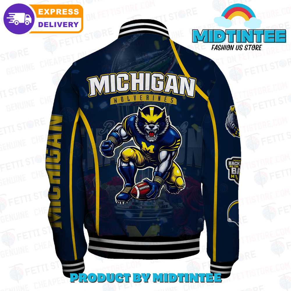 Michigan Wolverines 2024 Champions Jacket - Limited Edition Varsity Style , Fast Shipping!