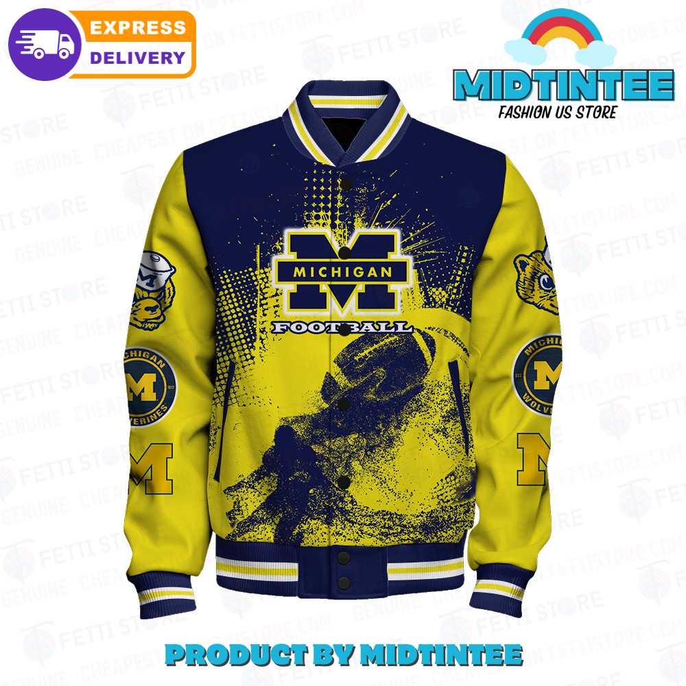 Michigan Wolverines Varsity Jacket – Bold Design, Fast Shipping!