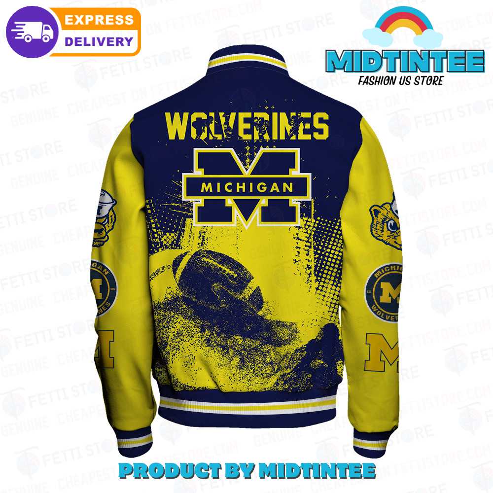 Michigan Wolverines Varsity Jacket – Bold Design, Fast Shipping!