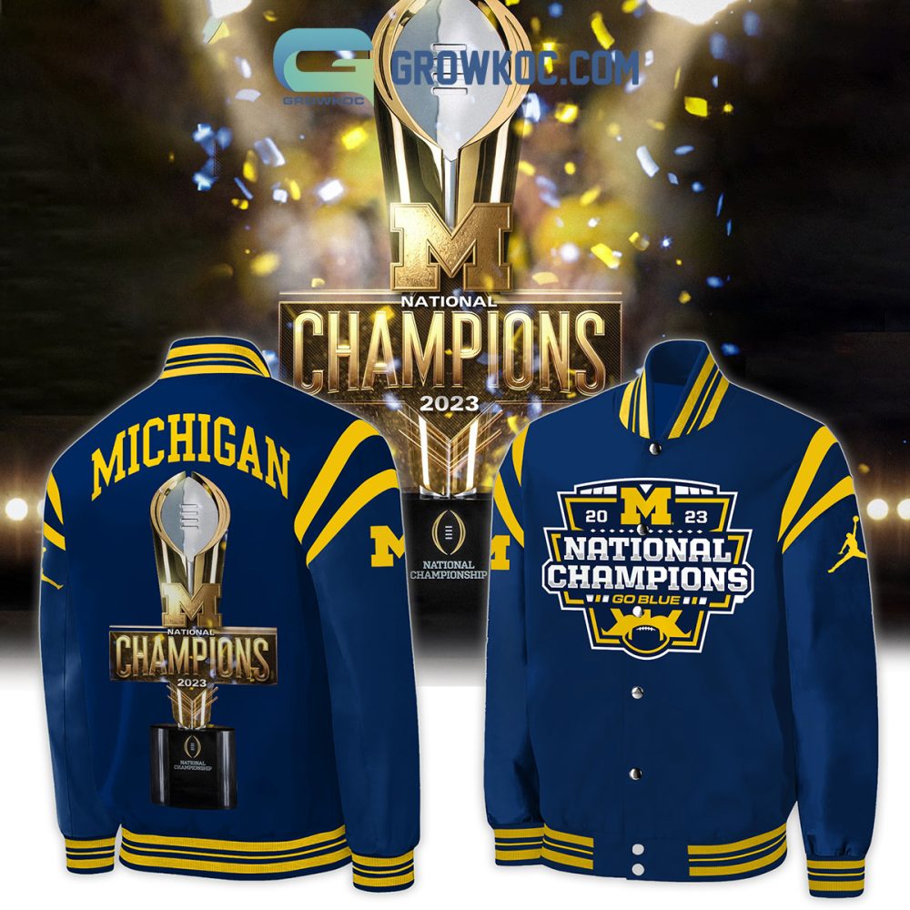 Limited Edition Michigan 2023 National Champions Jacket – Celebrate Victory In Style!