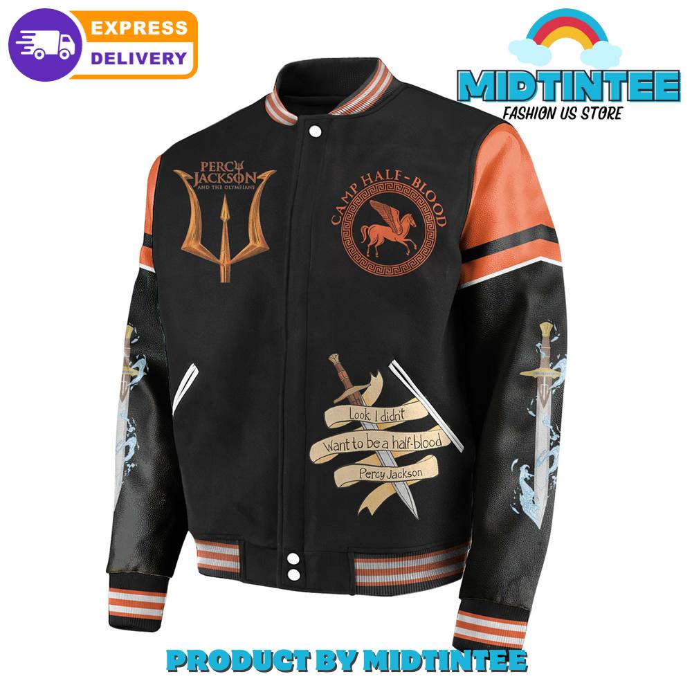 Camp Half-Blood Varsity Jacket - Unbreakable Style For Percy Jackson Fans