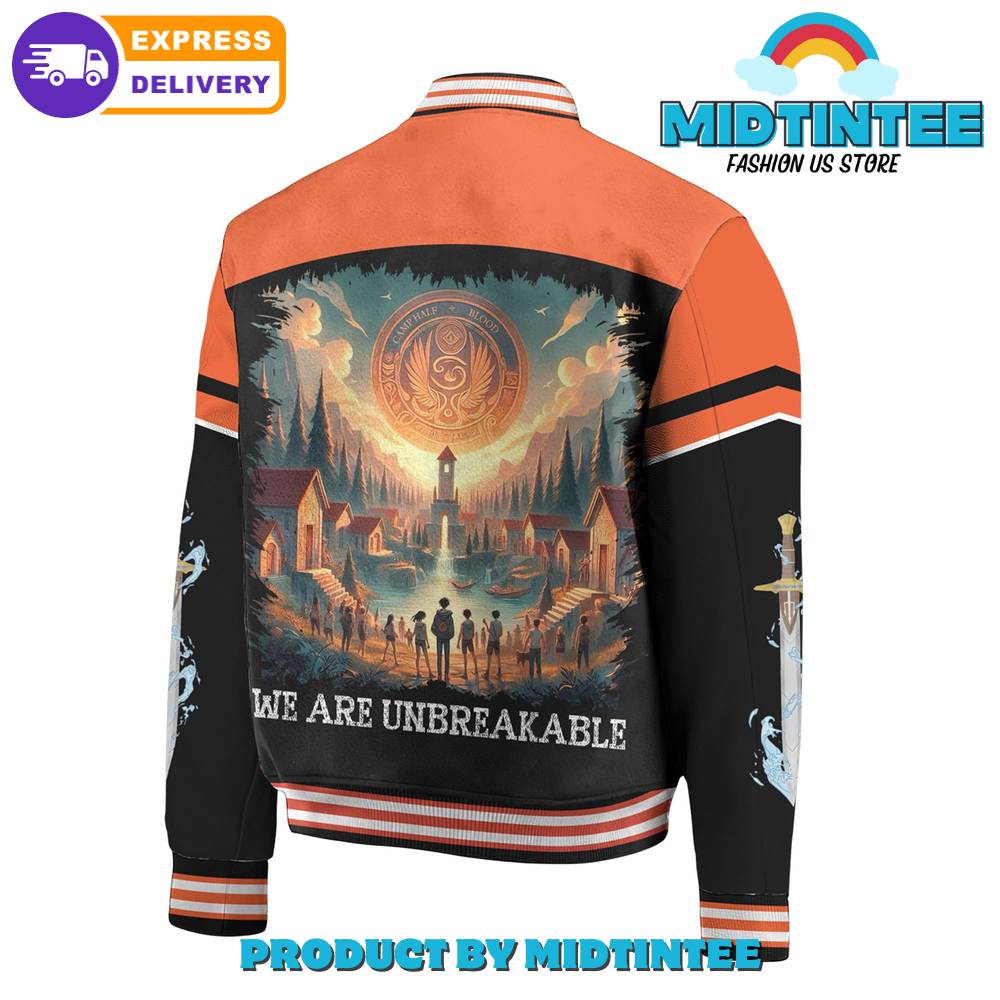 Camp Half-Blood Varsity Jacket - Unbreakable Style For Percy Jackson Fans