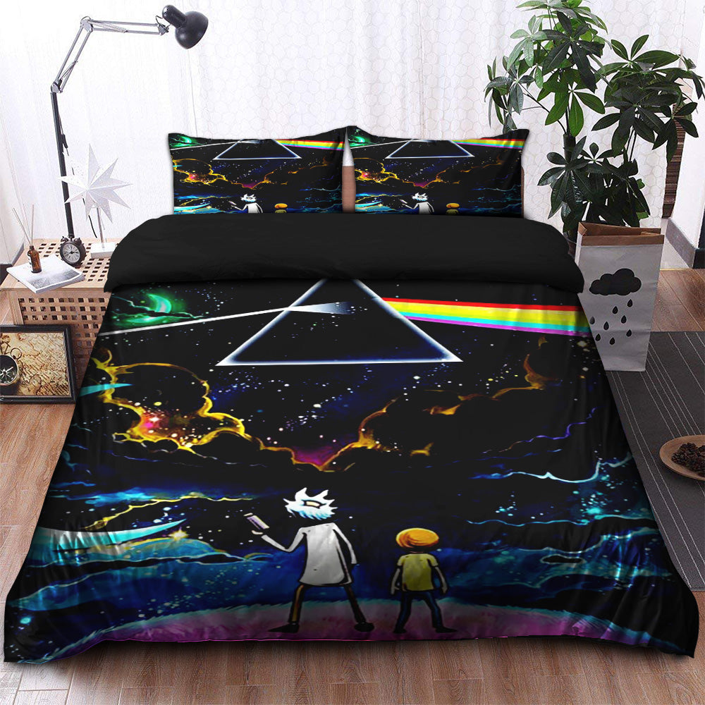 Rick And Morty Galaxy Bedding Set Duvet Cover And 2 Pillowcases