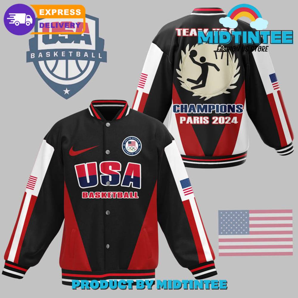 Usa Basketball Champions 2024 Varsity Jacket - Limited Edition, Fast Delivery!