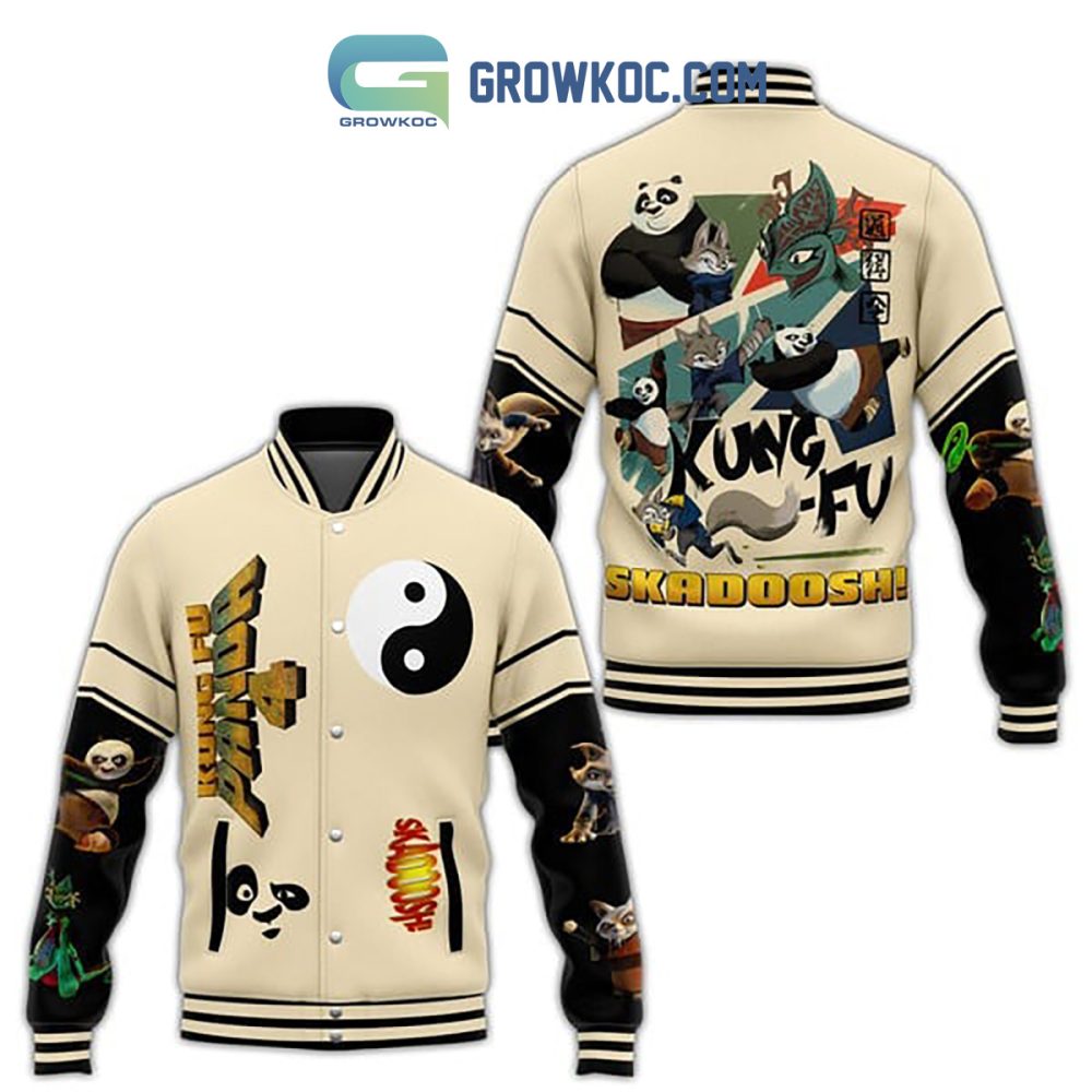 Kung Fu Panda Bomber Jacket - Stylish Cartoon Design, Unisex, Perfect For Fans, Limited Edition!