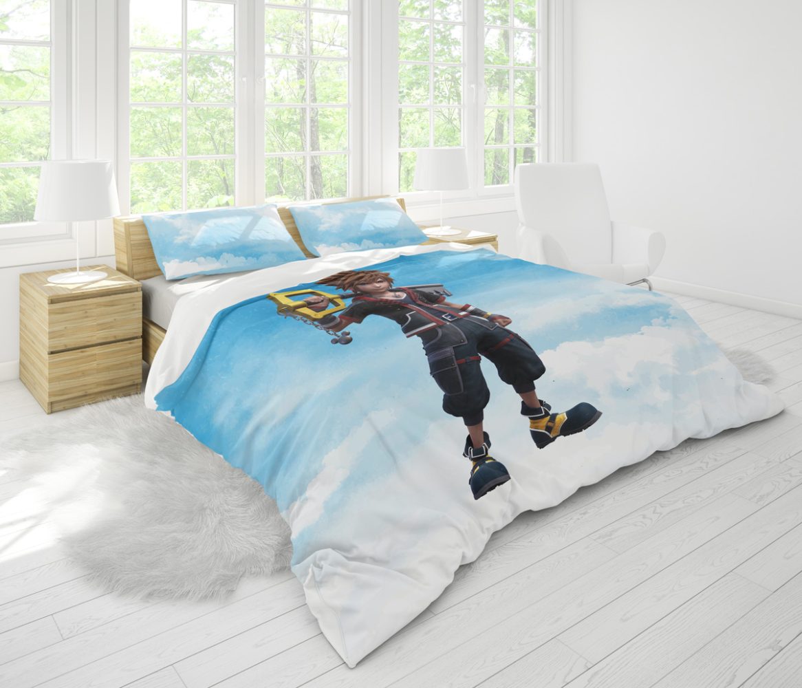 Sora Kingdom Hearts Bedding Set