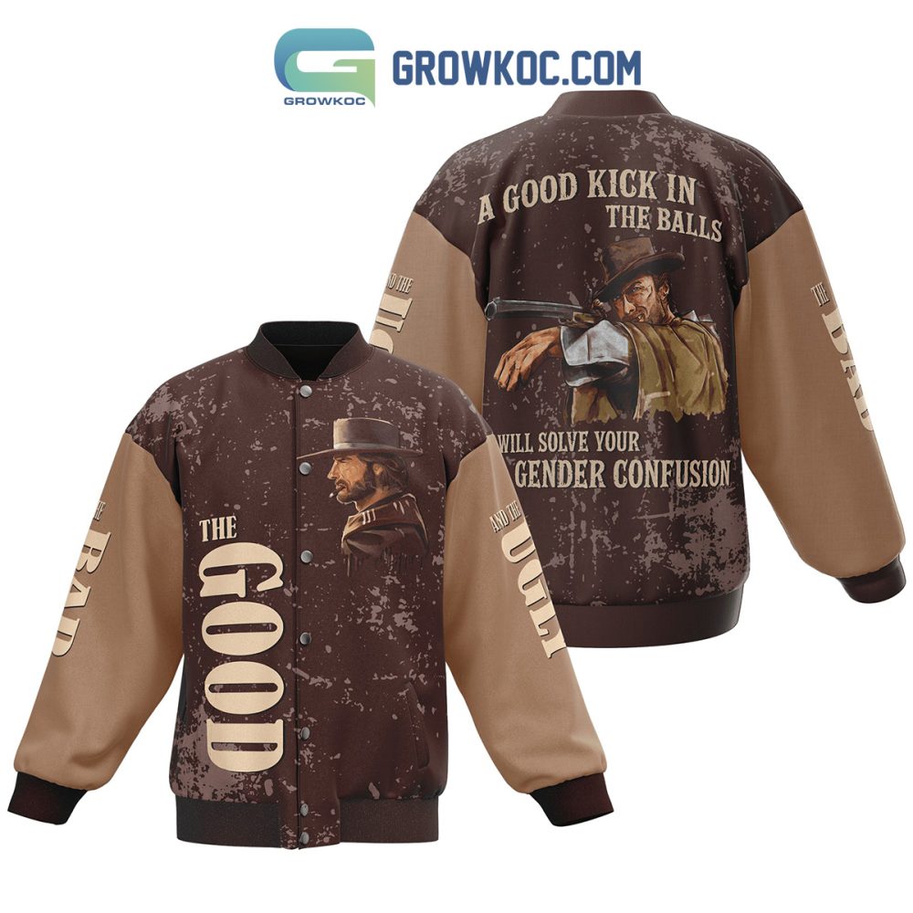 Vintage Western Style Jacket - The Good, The Bad, The Ugly Design - Unisex Retro Bomber