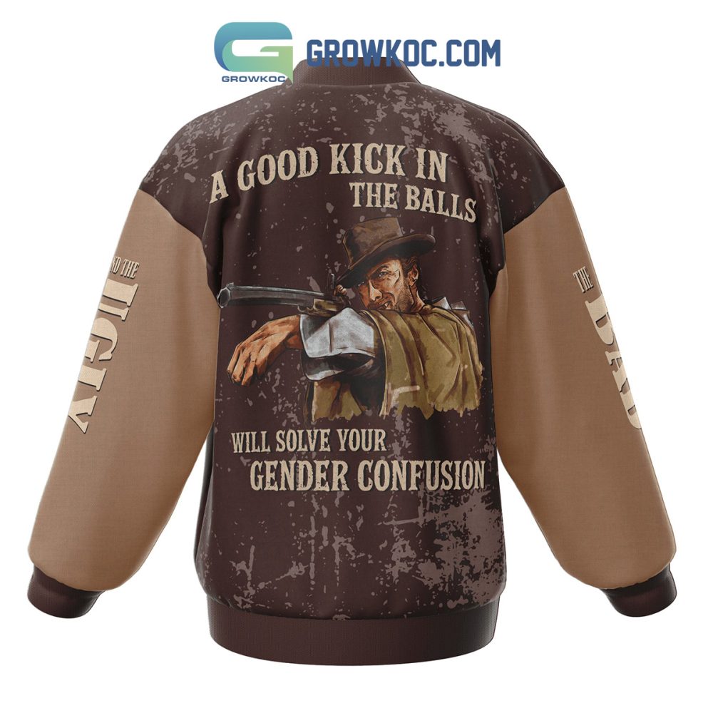 Vintage Western Style Jacket - The Good, The Bad, The Ugly Design - Unisex Retro Bomber