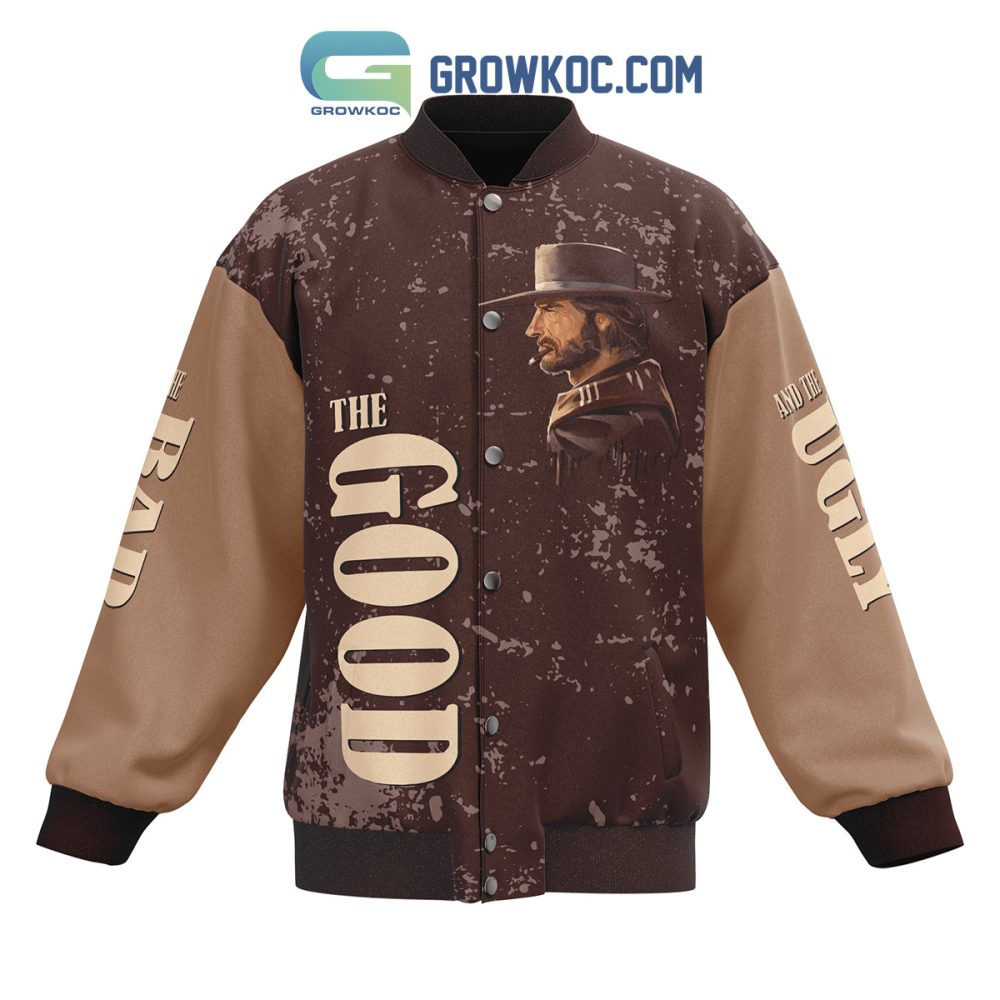 Vintage Western Style Jacket - The Good, The Bad, The Ugly Design - Unisex Retro Bomber