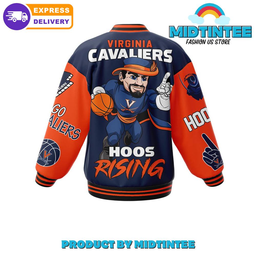 Virginia Cavaliers Varsity Jacket - Hoos Rising Design, Fast Delivery!