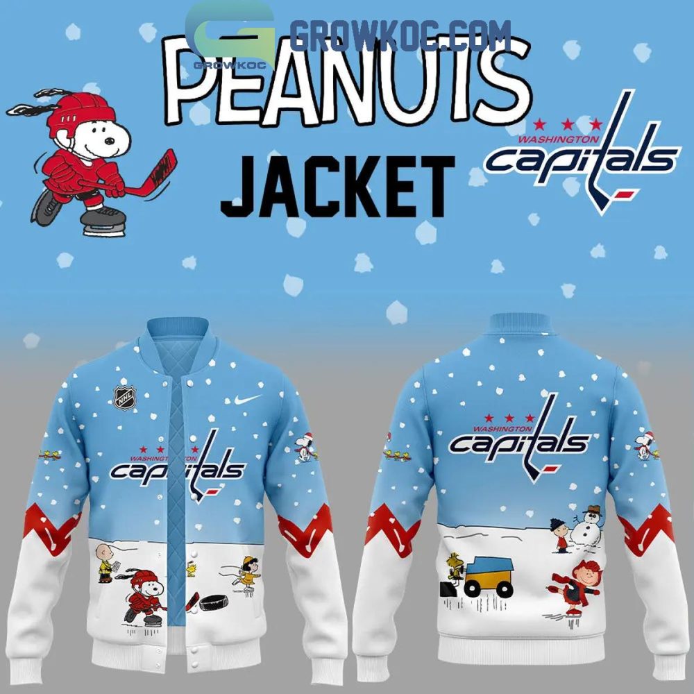 Peanuts Washington Capitals Jacket - Cozy Winter Style For Nhl Fans