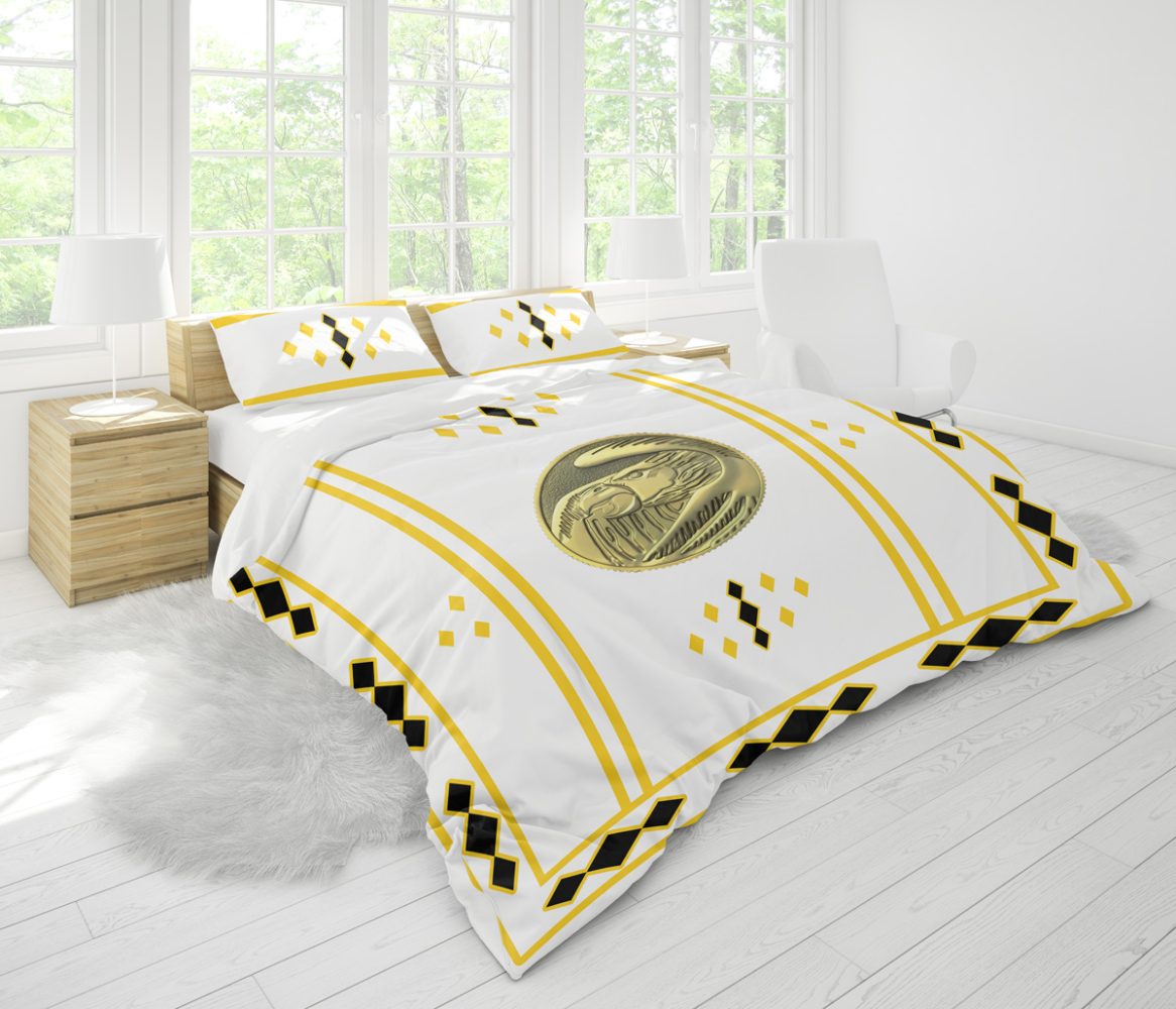 White Ranger Ninjetti Rangers Bedding Set