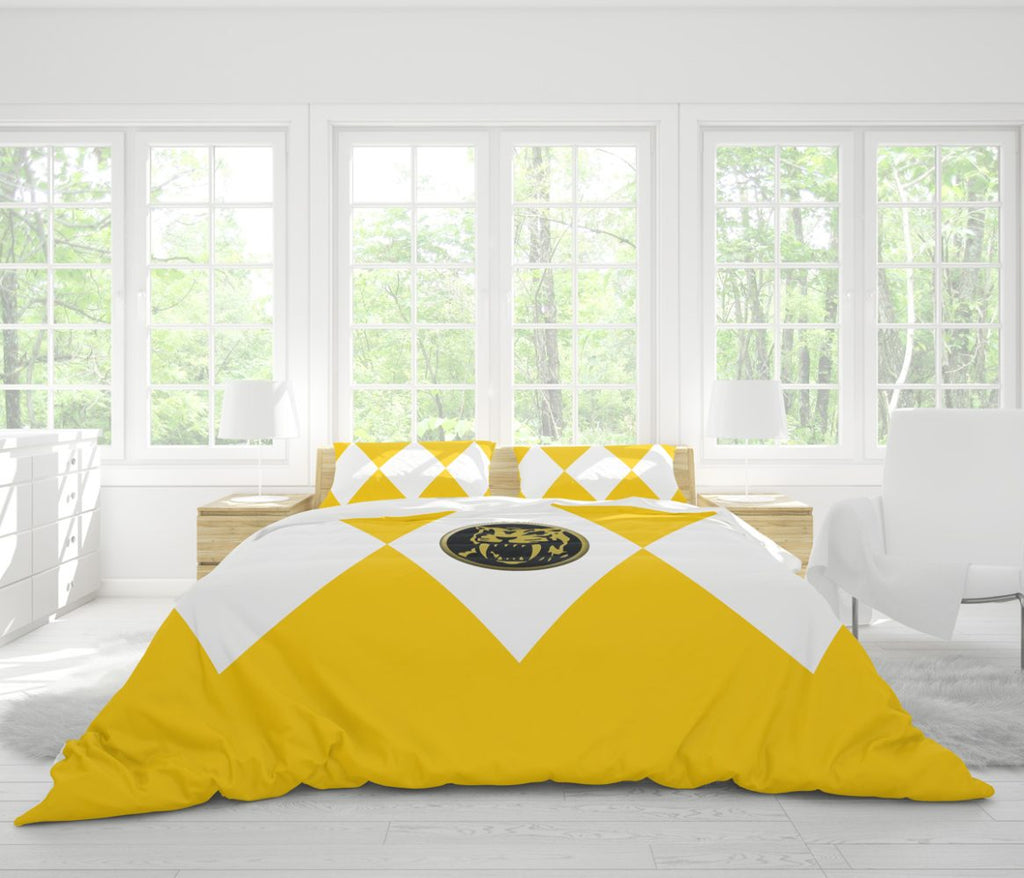 Yellow Ranger Mighty Morphin Power Rangers Bedding Set
