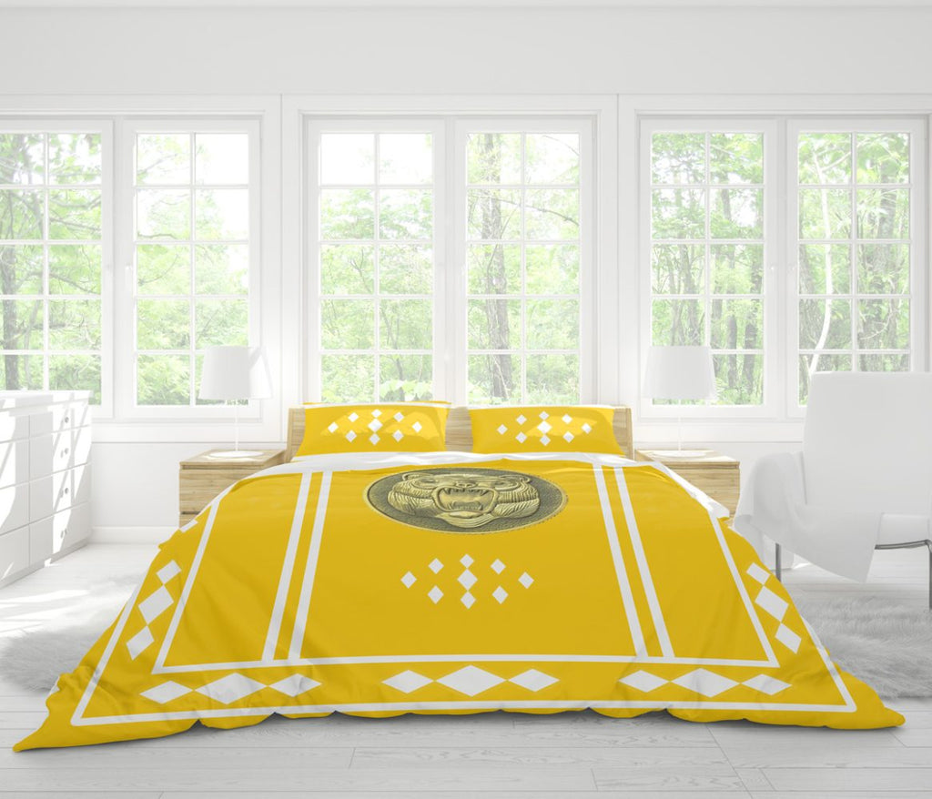 Yellow Ranger Ninjetti Rangers Bedding Set