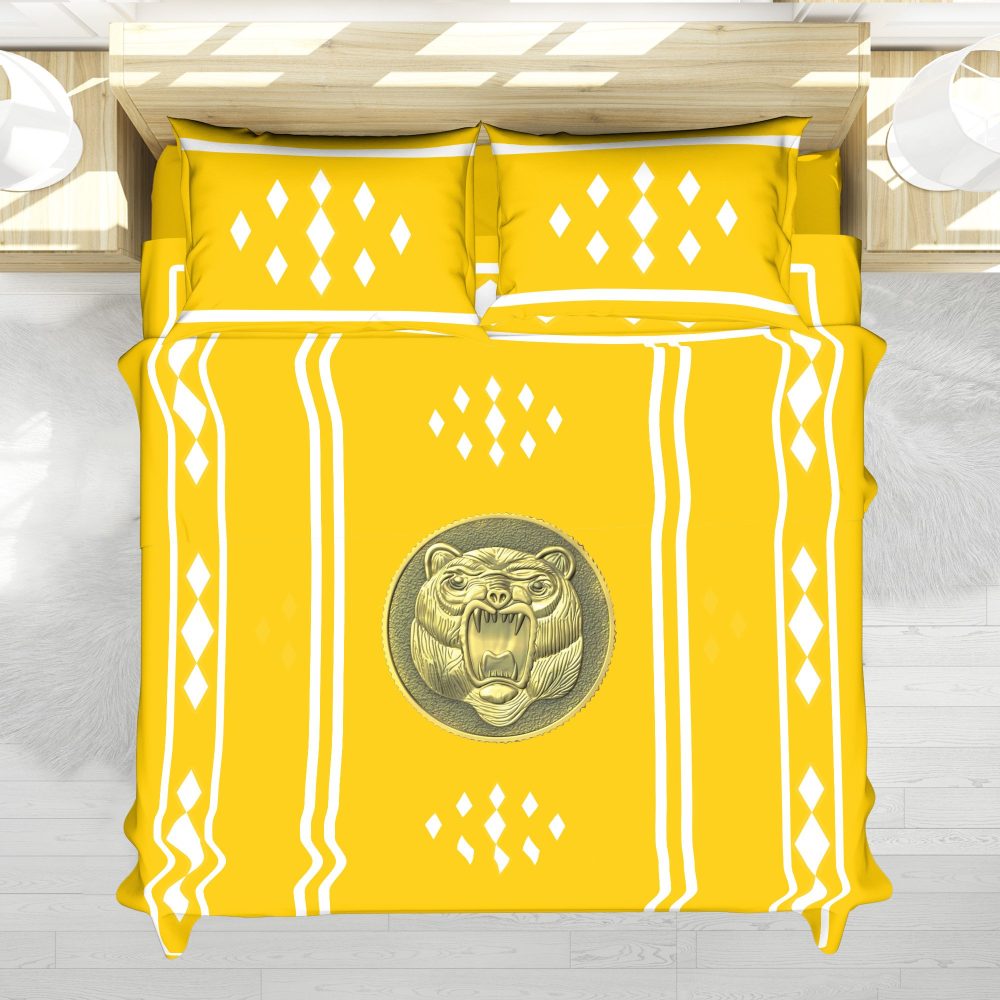 Yellow Ranger Ninjetti Rangers Bedding Set