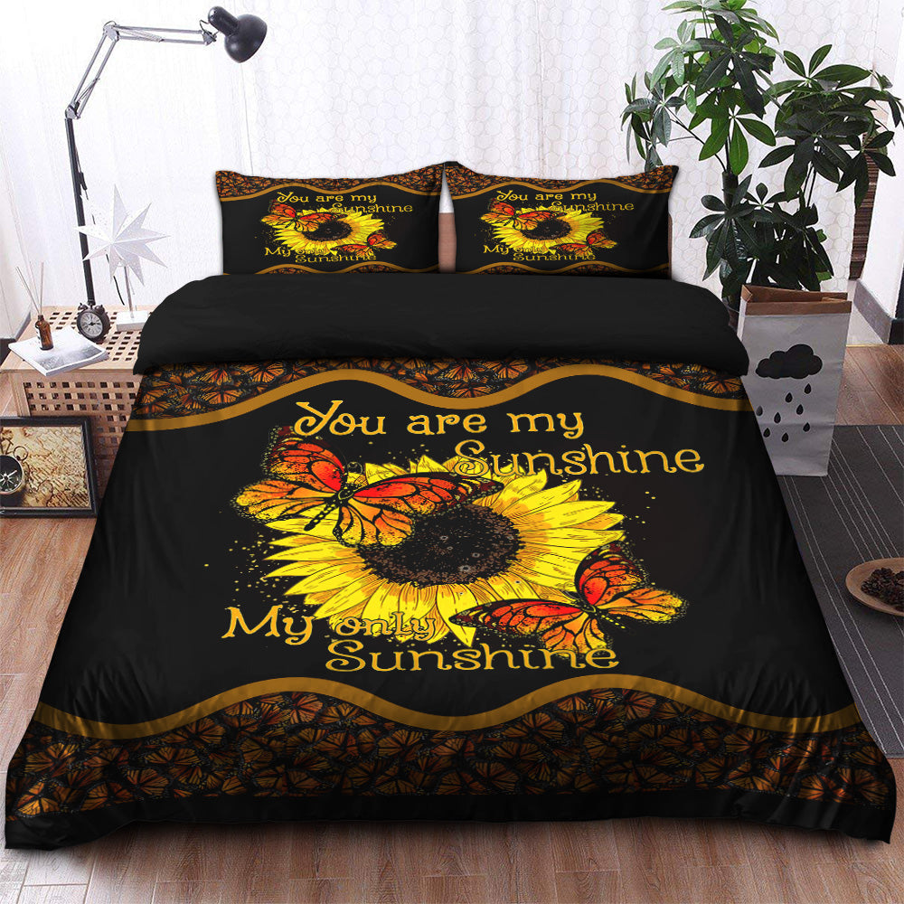 You Are My Sunshine My Only Sunshine Bedding Set Duvet Cover And 2 Pillowcases