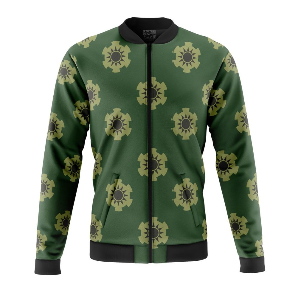 One Piece Bomber Jacket One Piece Zoro Wano Pattern Bomber Green Unisex Jacket Jacket