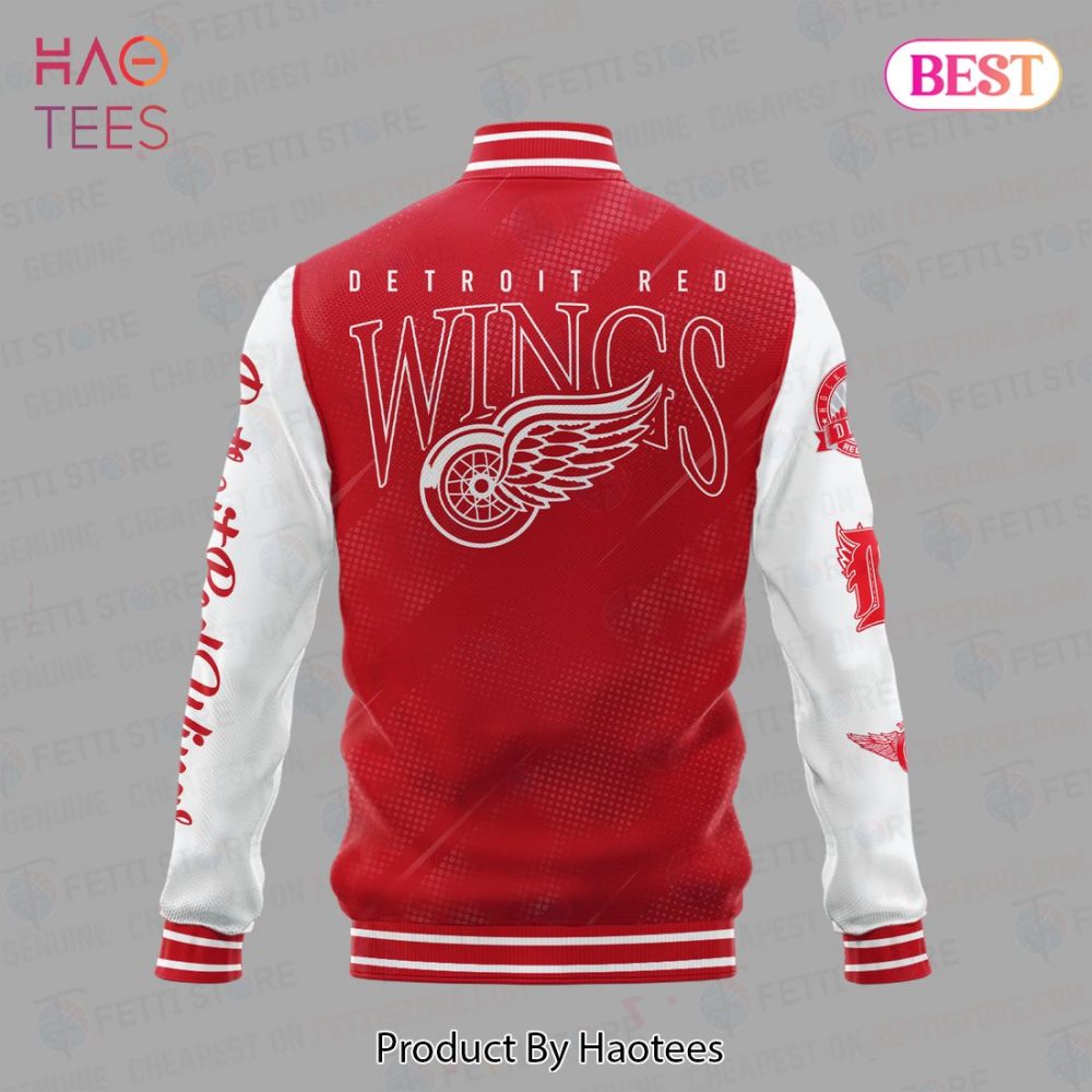 Stylish Detroit Red Wings Varsity Jacket - Premium Quality Fan Gear By Haotees