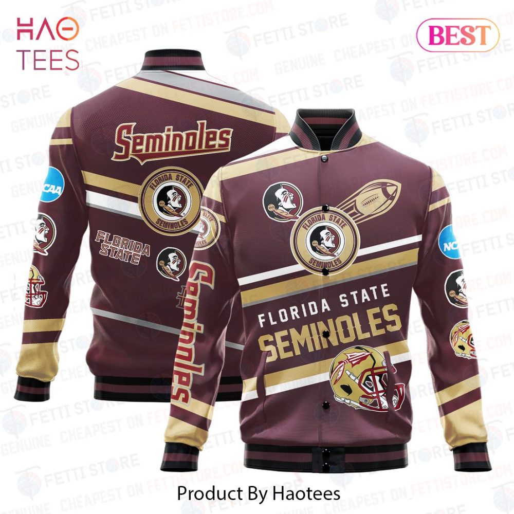 Florida State Seminoles Bomber Jacket - Official Ncaa Gear By Haotees