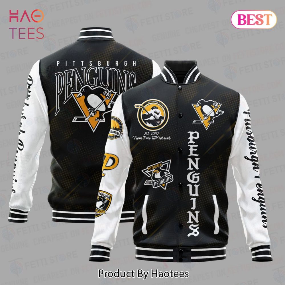Pittsburgh Penguins Varsity Jacket - Stylish Fan Gear For Ultimate Comfort