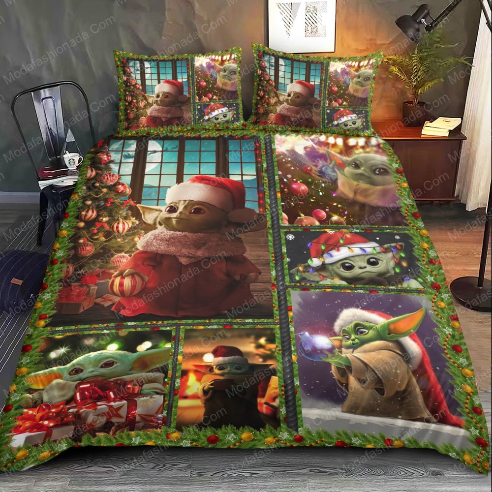 Festive Baby Alien Christmas Bedding Set – Cozy Holiday Decor For Kids &amp; Fans