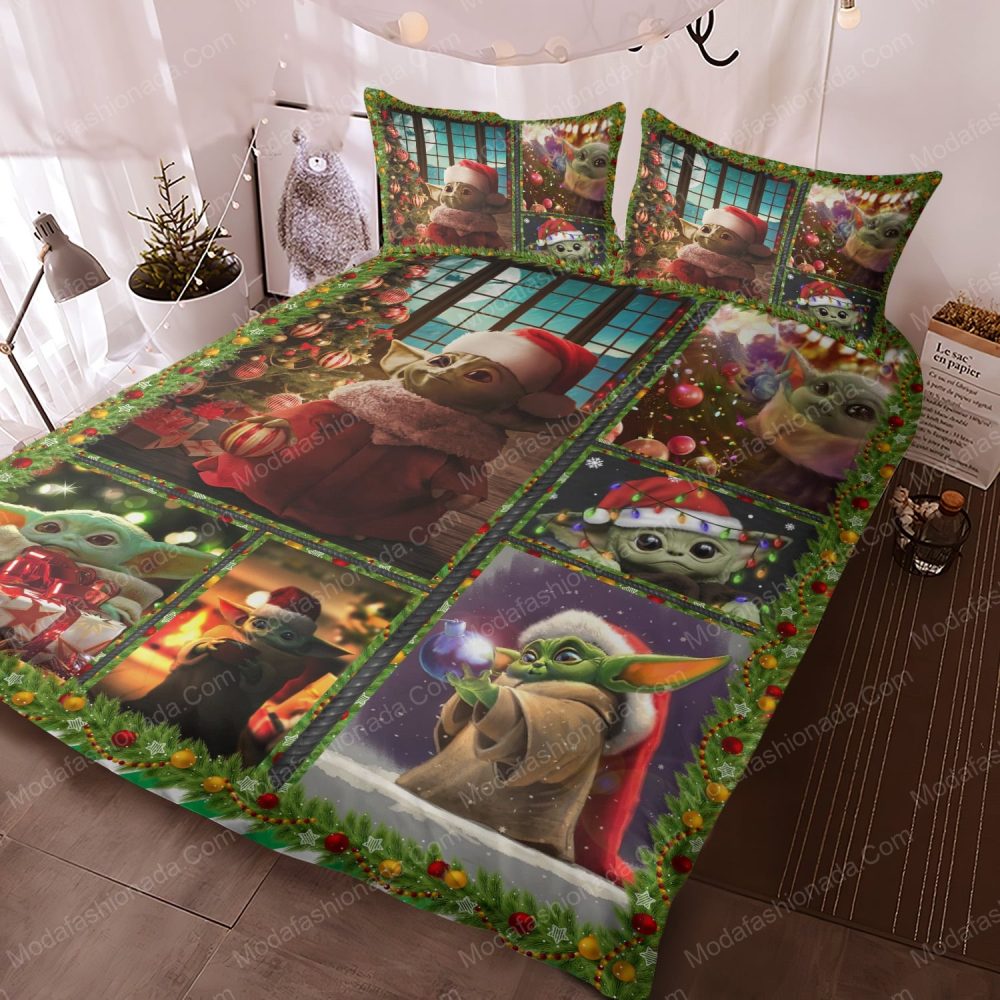 Festive Baby Alien Christmas Bedding Set – Cozy Holiday Decor For Kids &amp; Fans