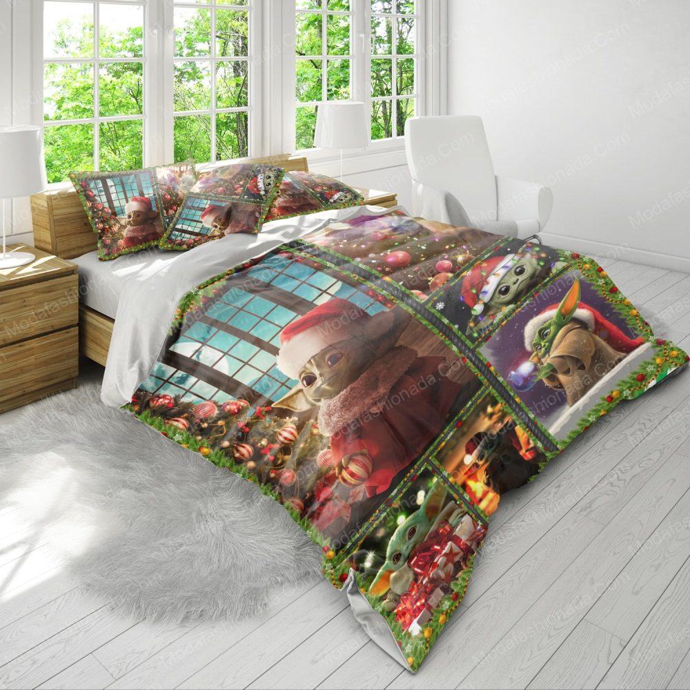 Festive Baby Alien Christmas Bedding Set – Cozy Holiday Decor For Kids &amp; Fans