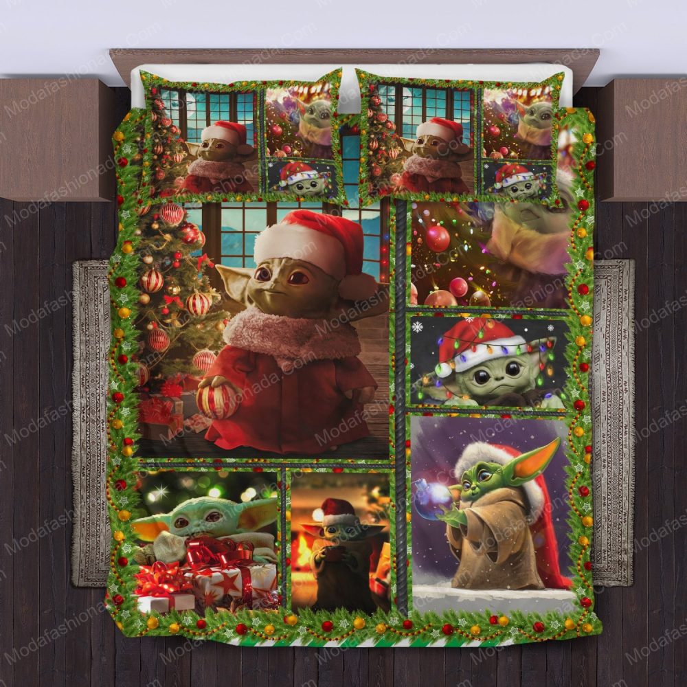 Festive Baby Alien Christmas Bedding Set – Cozy Holiday Decor For Kids &amp; Fans