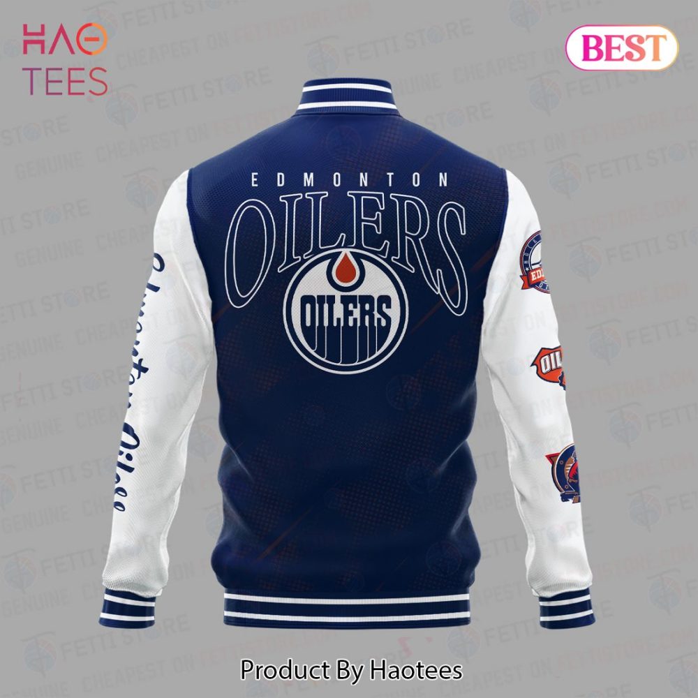 Edmonton Oilers Varsity Jacket - Stylish Team Spirit Apparel For Fans