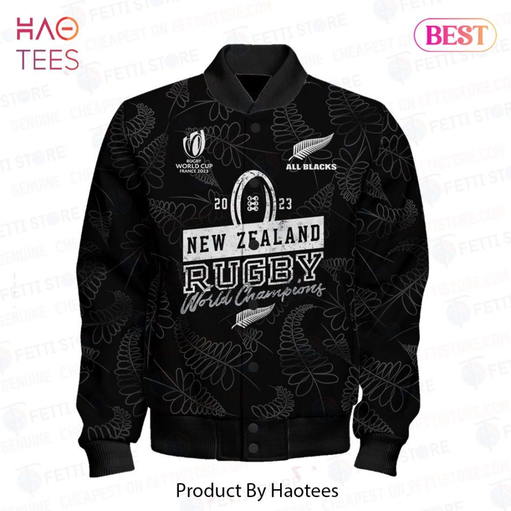 Limited Edition All Blacks Rugby Jacket - New Zealand World Champions 2023