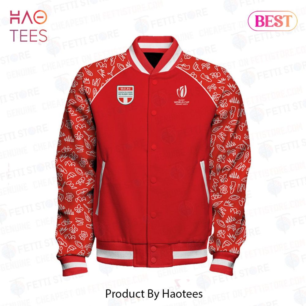 Best Wales National Rugby Union Team Varsity Jacket Limited Edition