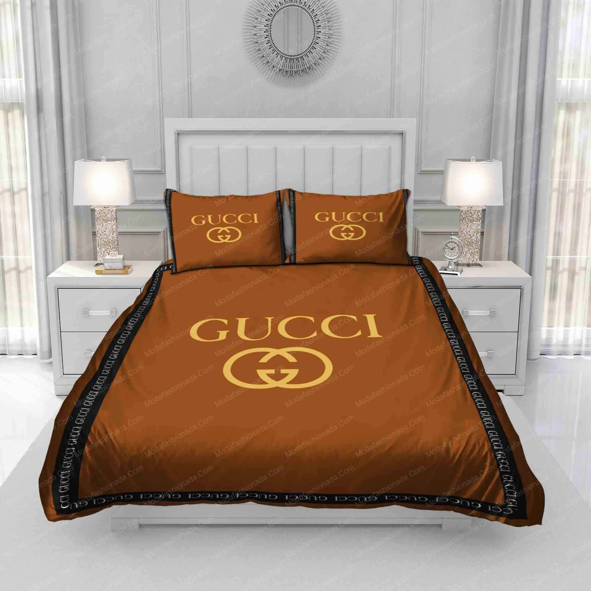 Brown Gucci Bedding Sets