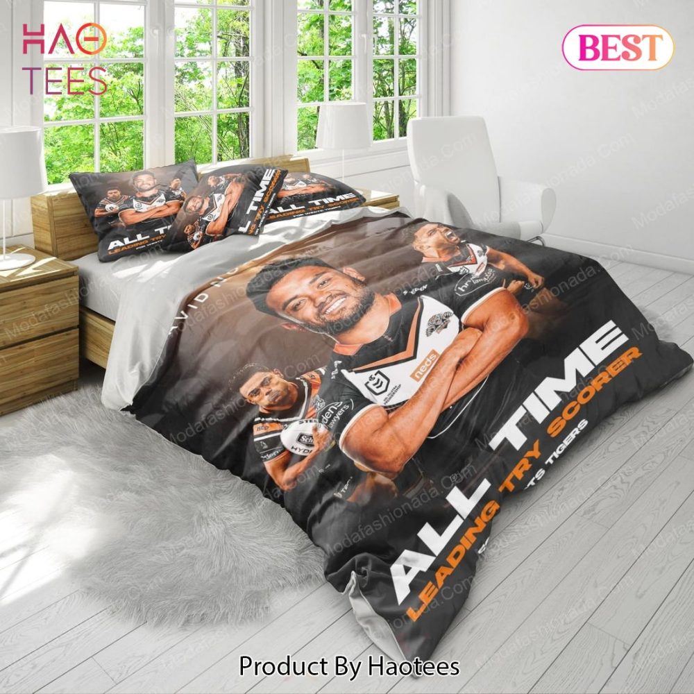 David Nofoaluma Wests Tigers Bedding Sets 01 Bed Sets, Bedroom Sets, Comforter Sets, Duvet Cover, Bedspread