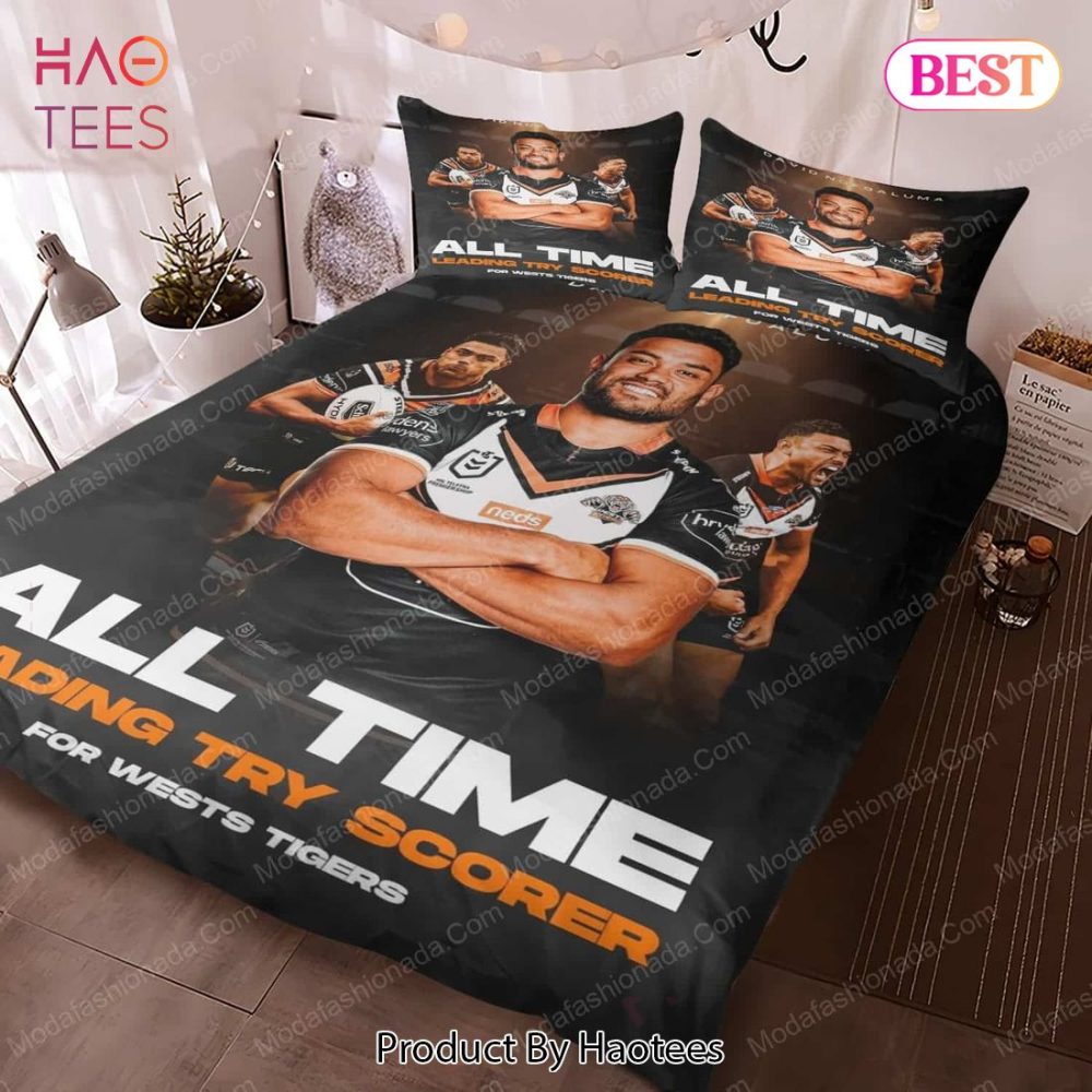 David Nofoaluma Wests Tigers Bedding Sets 01 Bed Sets, Bedroom Sets, Comforter Sets, Duvet Cover, Bedspread