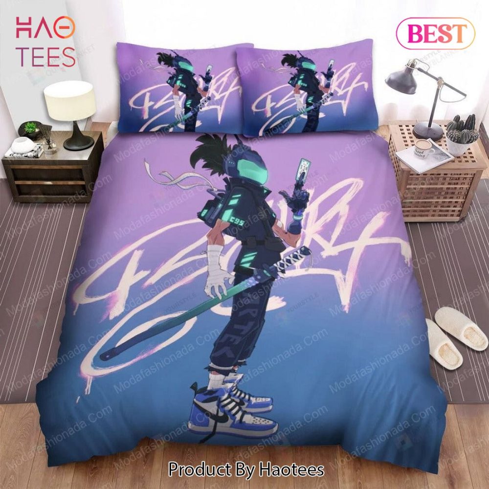 Futuristic Urban Ninja Digital Illustration 105 Bedding Sets Bed Sets, Bedroom Sets