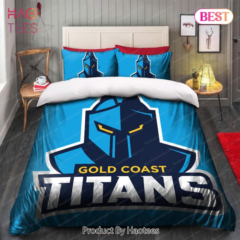 Gold Coast Titans Logo Bedding Sets Bed Sets, Bedroom Sets