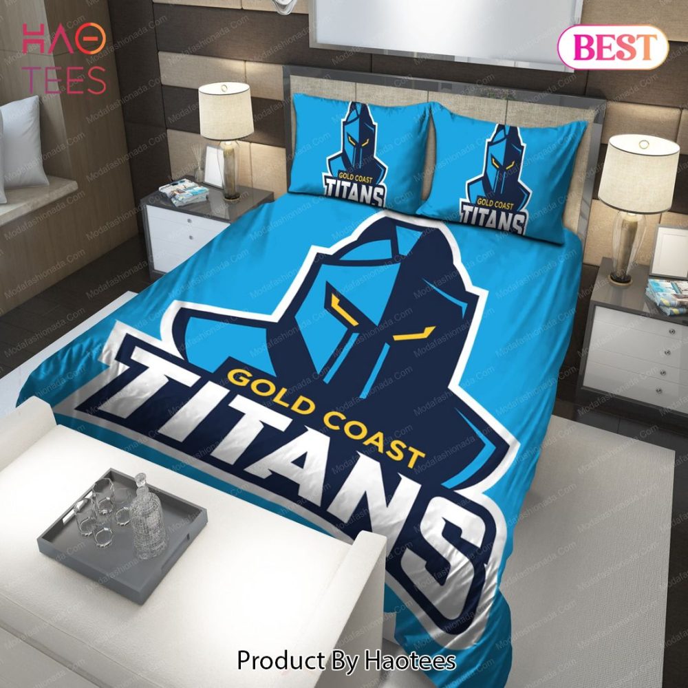 Gold Coast Titans Logo Bedding Sets Bed Sets, Bedroom Sets