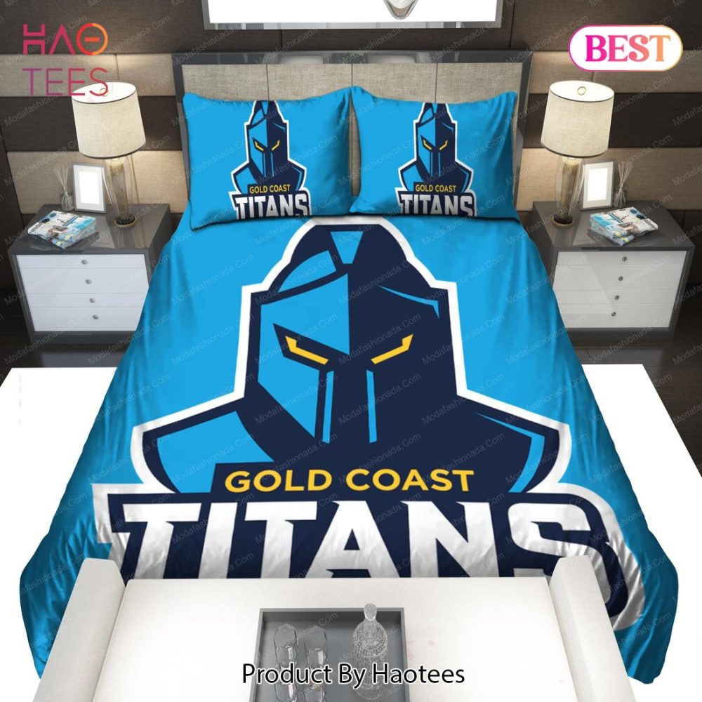 Gold Coast Titans Logo Bedding Sets Bed Sets, Bedroom Sets