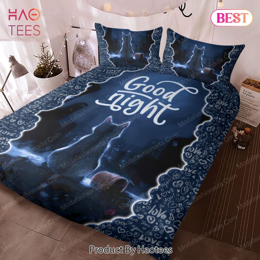 Good Night Cat Bedding Sets Bed Sets, Bedroom Sets