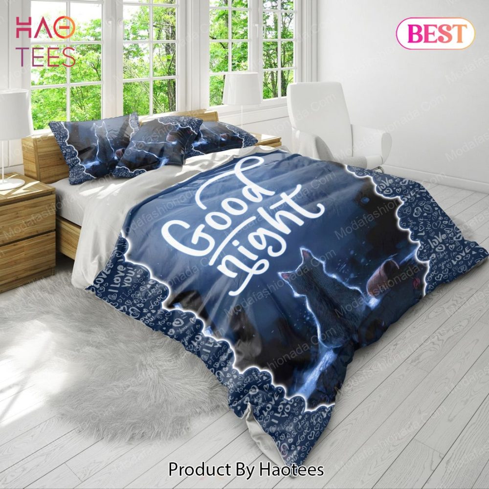 Good Night Cat Bedding Sets Bed Sets, Bedroom Sets