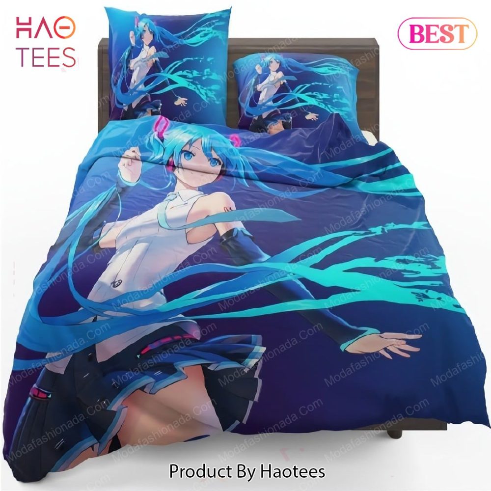 Hatsune Miku Girl Vocaloid Long Hair Anime 156 Bedding Sets Bed Sets, Bedroom Sets