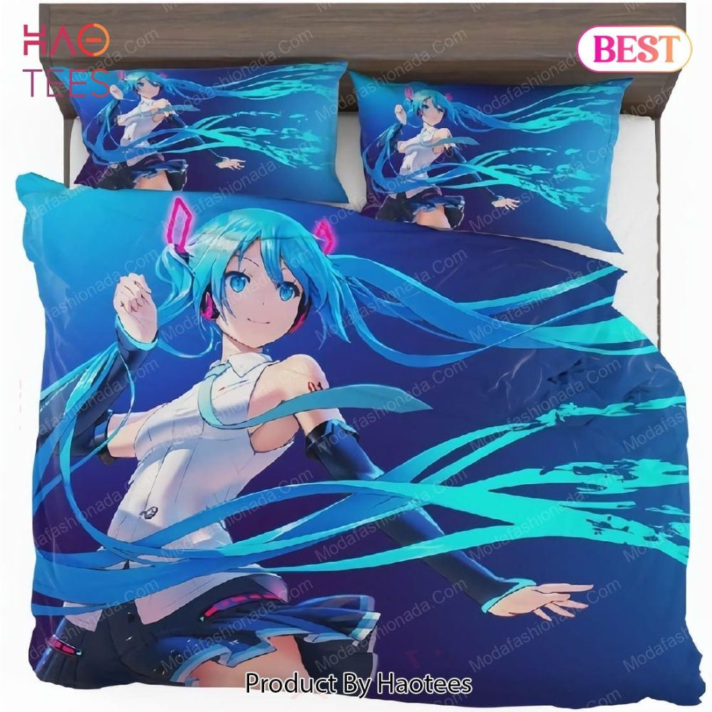 Hatsune Miku Girl Vocaloid Long Hair Anime 156 Bedding Sets Bed Sets, Bedroom Sets
