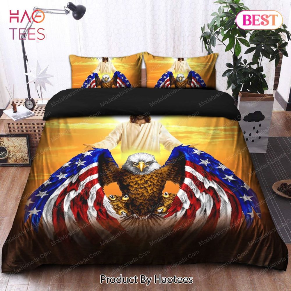 Jesus Christian American Eagle God 52 Bedding Sets Bed Sets, Bedroom Sets