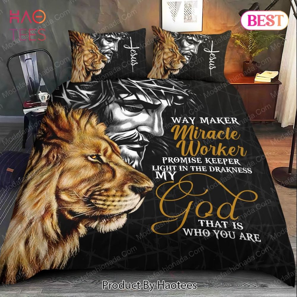 Jesus Way Maker Lion Of Judah Bedding Sets Bed Sets, Bedroom Sets