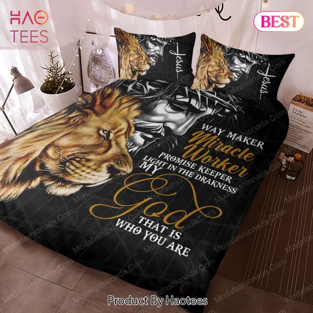 Jesus Way Maker Lion Of Judah Bedding Sets Bed Sets, Bedroom Sets
