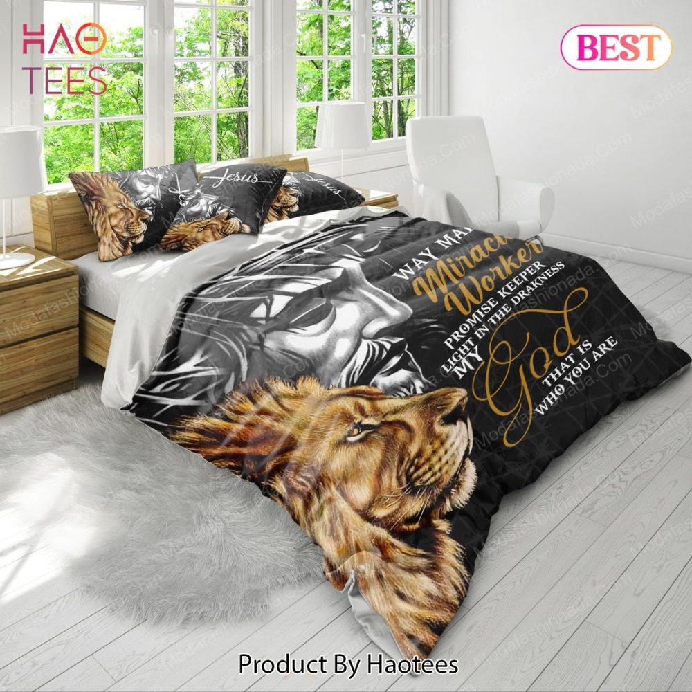 Jesus Way Maker Lion Of Judah Bedding Sets Bed Sets, Bedroom Sets