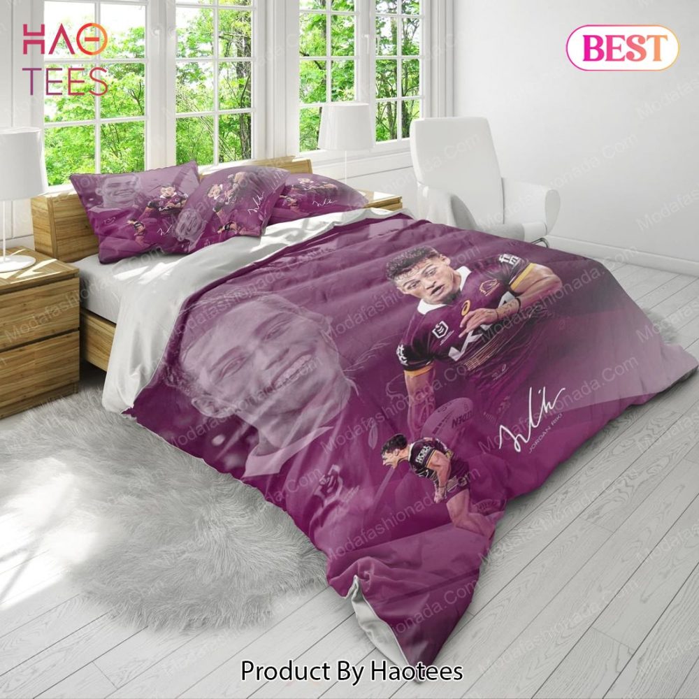 Jordan Riki Brisbane Broncos Bedding Sets Bed Sets, Bedroom Sets