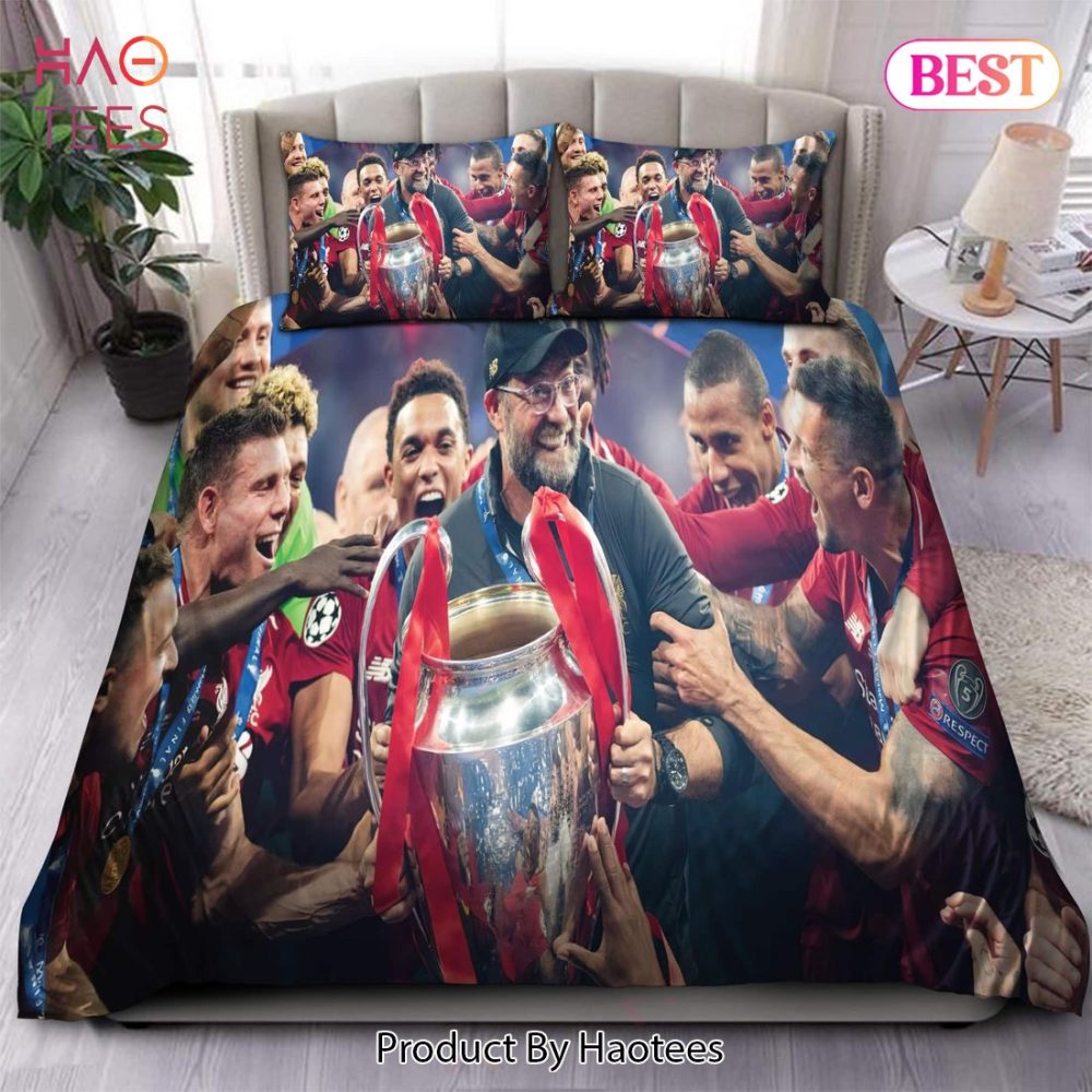 Jugen Klopp-God Of Liverpool Winners Uefa Champions League 151 Bedding Sets Bed Sets, Bedroom Sets
