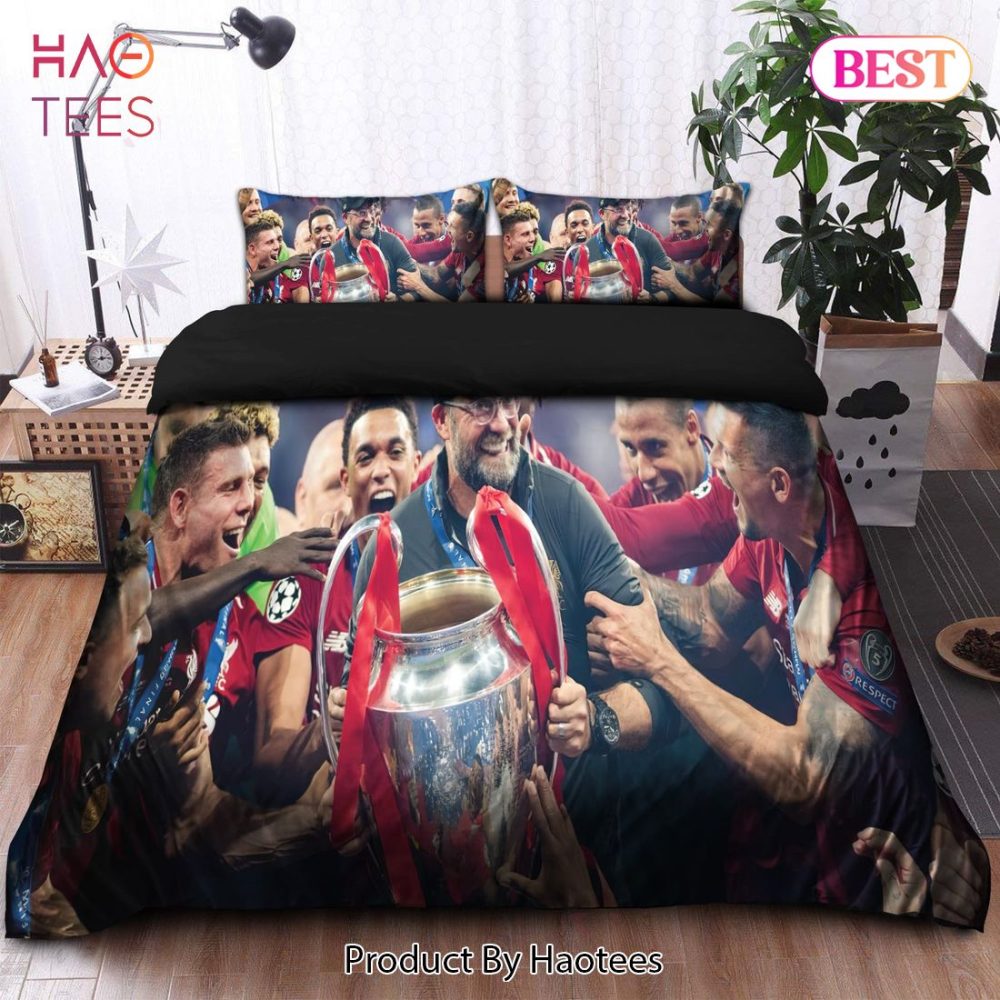 Jugen Klopp-God Of Liverpool Winners Uefa Champions League 151 Bedding Sets Bed Sets, Bedroom Sets